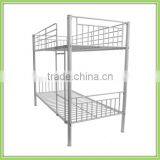 high weight capacity double adult steel bed used for military school refugee cheap bunk beds for sale