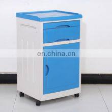 Good Quality Hospital Furniture ABS Bedside Locker Bedside Cabinet With Casters thumbnail-2