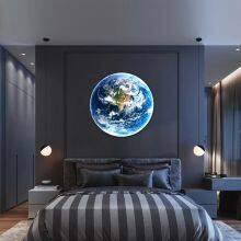 Earth Wall Lamp Design Planet Mural Lights Bedroom Decorative Led Wall Light Sconce Living Room Fresco Home Art Hallway Lighting