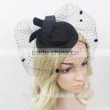 New Design Women 100% Wool Felt Hat/Chuch Hat With Veil thumbnail-2