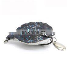 5.5cm 12g Freshwater Fishing Tackle Snakehead Lifelike Turtle Chinese Lures thumbnail-3
