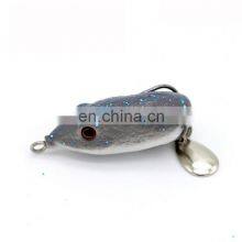 Amazon 4.5cm 7g PVC Box Packaging Frog Lure With Spoon Snakehead Killer Cebo de Pesca thumbnail-4