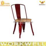 WorkWell Industrial Metal Chair With Seat Cushions Kw-St23 thumbnail-2