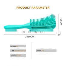 America African Tangle Knot, Dry Wet Curly Scalp Massage Comb Women Detangler Hairbrush for for Salon Hairdressing Styling Tool/ thumbnail-5