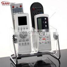 Clear Desktop Acrylic TV Remote Control Mobile Phone Storage Holder Organizer thumbnail-2
