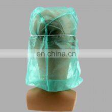 Disposable Astronaut Cap With 2 Ply Face Cover for Food Industry thumbnail-3