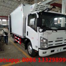 Customized New ISUZU KV100 4*2 LHD 120hp EURO 6 Diesel Refrigerated Truck for Sale thumbnail-1