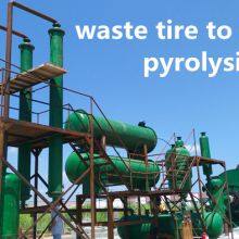 Different Scales Waste Rubber Tire Pyrolysis Plant Recycling Machine for Fuel Oil and Carbon Black thumbnail-3