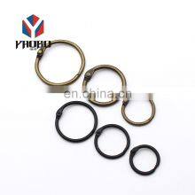 Fashion High Quality Metal Black Book Ring