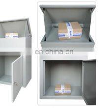 Free Standing Security Parcel Box Weatherproof Mailbox House Front Porch Residential Outdoor Roads Postbox thumbnail-4