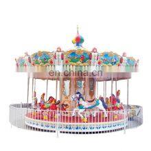 Playground 16 Seats Kids Rides Merry go Round Carousel for Sale thumbnail-3