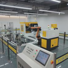 Intelligent manufacturing production line of Industry 4.0, FMS, CIM, Digital Twin, MES
