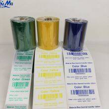 300m Color Red White Black Print Premium Wax Resin Barcode Ink Labels Thermal Transfer Printer Ribbon thumbnail-4