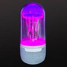 Small Desk Lamp Eye Protection Soft Light 3D Stereo Shock Surround Sound Sports LED Light Jellyfish Bluetooth Speaker thumbnail-5