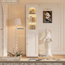 Steel Sideboard- CBT469| Luxury Nordic Style With Reeded Glass Doors&Adjustable Laminate for Dining Room-China Factory Hengna Wholesale thumbnail-5