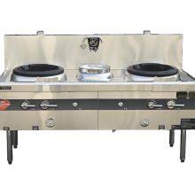 Stainless Steel Economic Two Woks One Warmer 1800x1000x800mm for High-Volume Cooking thumbnail-2