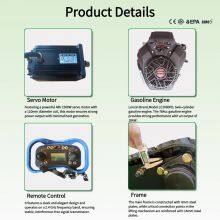 VIGORUN MTSK1000 4-Stroke Cordless Crawler Lawn Mower Forest Mulcher 764cc Gasoline Engine Self Propelled Industrial Heavy-Duty thumbnail-4