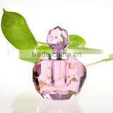 crystal glass perfume bottle manufacturer pink clear