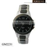 Japan Movt Quartz Watch Stainless Steel Back Men Watch thumbnail-1