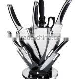 BLACK HANDLE STAINLESS STEEL 8PCS KITCHEN KNIFE SET thumbnail-1