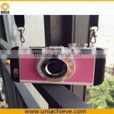 For IPhone 6S/6SPlus 3 in 1 Fashion Design Creative Silicone Camera Back Case Cover With Strap Red thumbnail-5