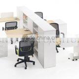 Classic Small Wooden Office Workstation With Fabric Made ( SZ-WS358) thumbnail-1