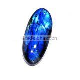 SUPERB QUALITY Natural Blue Flash Fire Labradorite Cabochon Oval Shape 16X38MM Approx Good Quality On Whole Sale Price thumbnail-1