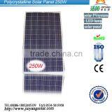 Photovoltaic Cheap pv Solar Panel / Solar Module 250W for 10KW / 15KW / 20KW / 30KW / 50KW / 100KW/ 500KW thumbnail-1