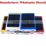 Factory Wholesales Solar Charger Solar Power Bank 20000mAh For Mobile Phone
