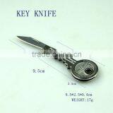 NAMANN MINI TINY Protable Key Fold Knife Key Keys Pocket Knife Key Chain Knives Peeler Mini Camping Key Ring Knife Tool Tools ED thumbnail-5