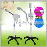 Cosmetic 2in1 Aromatherapy Facial Steamer Rolling Base Beauty Salon And 5 Diopter LED Magnifying Lamp Multifunctional thumbnail-1