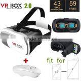 Google Cardboard HeadMount VR BOX 3.0 PRO Version VR Virtual 3D Glasses for 3.5" - 6.0" Smart Phone+ Bluetooth Remote Controller thumbnail-3