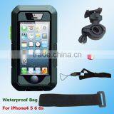 2015 New Touch Screen IPX8 8M Waterproof Phone Bike Motorcycle Holder Case for IPhone6 Plus IPhone4 4s 5 5s Protective Bag Mount Quality Choice thumbnail-1
