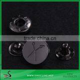 Sinicline Brand Logo Metal Button Snap Button 4 Parts Button