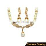 >>New arrival chic pearl bridal wedding jewelry set/