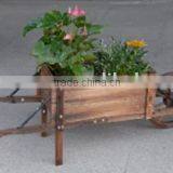 wooden handcart