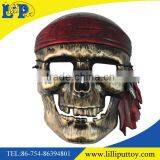 Skull Bronze Plastic Mask Toy With Opp Bag