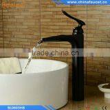 Oil Rubbed Bronze Finish Single Handle Single Hole Bathroom Waterfall Basin Mixer Vessel Faucet Tap Quality Choice thumbnail-2