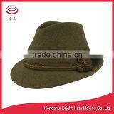 Fashion Wool Felt Fedora Hat in Wide Brim thumbnail-1