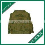 FOOD GRADE DISPOSABLE CORRUGATED FOOD TAKE AWAY BOX FOR PIZZA WITH PRINT thumbnail-3