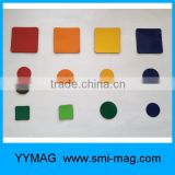 Colourful flexible rubber magnets