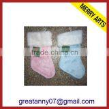 Guangzhou christmas stocking custom christmas stocking plush christmas stocking wholesale