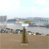 Mouth Blown Gold Color Heavy Stem Glass Cocktail Glasses thumbnail-1