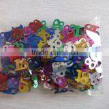 1.0x1.0cm 1.2x1.0cm Metallic PVC 16 18 Happy Birthday Confetti for Party Decoration thumbnail-5