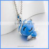 Wholesale New Enamel Angel Musical Sound Chime Bell Box Ball Pregnancy Necklaces BAC-M039 thumbnail-3