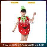 Best Selling High Quality Kids Halloween Strawberry Cosplay Costume Fruit Costume for Party thumbnail-6