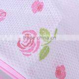 YIWU RODA 100% Polyester Mesh Printed Folding Cylindrical Laundry Bag thumbnail-2