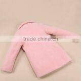 Girls Sky Blue Fur Coat Clothing , Winter Fur Clothing Sky Blue thumbnail-3