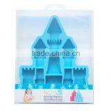 Non-toxic New Style Promotion Custom Castle Shape Silicone Ice Cube Tray thumbnail-6