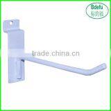 White Hooks Slatwall Hooks Slat Board Wall Shelf Retail Shelving Display